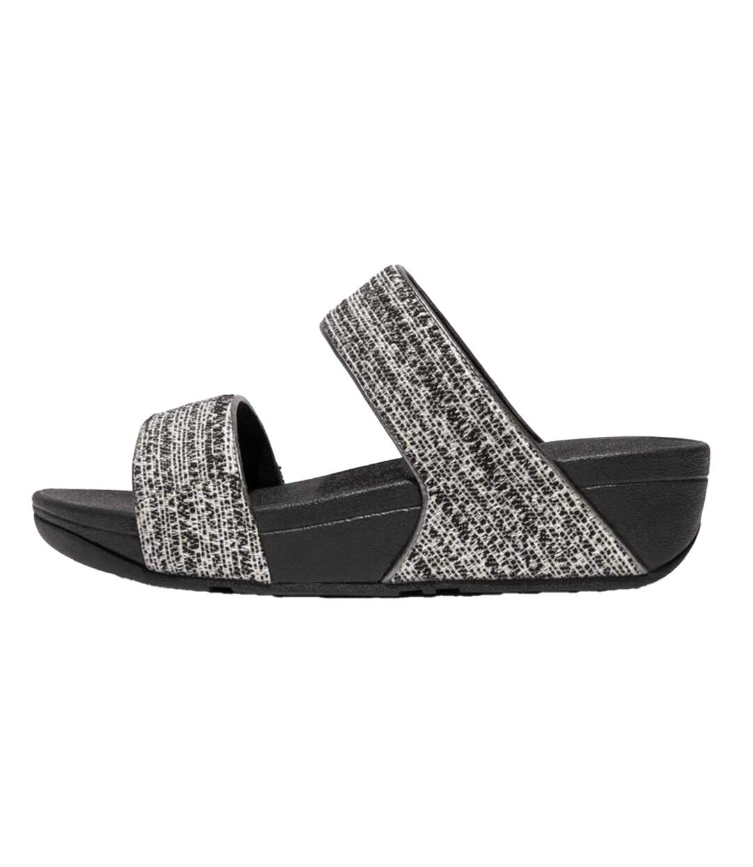 Claquettes Style Scintillant Lulu Femme Noir Fit Flop-1