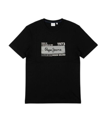 T-Shirt noir homme pepe jeans pjl m