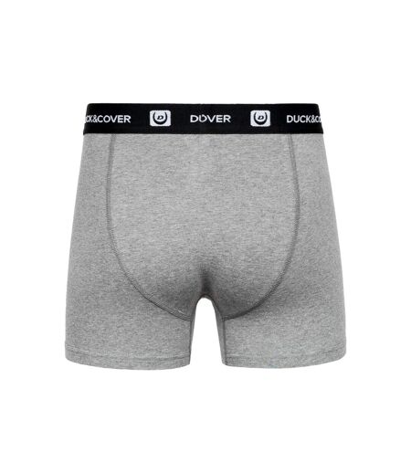 Duck and Cover Mens Keach Boxer Shorts (Pack of 3) (Gray/White/Black)
