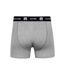 Duck and Cover Mens Keach Boxer Shorts (Pack of 3) (Gray/White/Black)