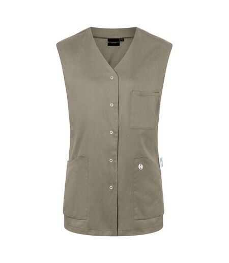 Womens/ladies Essential Sleeveless Work Tunic Sage Karlowsky