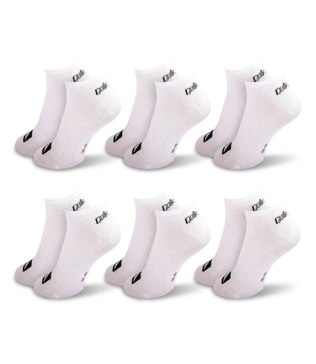 Quiksilver Pack de Chaussettes Homme SNEAKER– Lot 6 Paires Sport-4