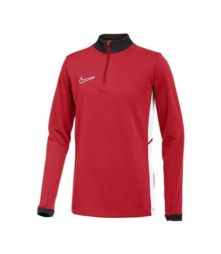Childrens/kids Dri-fit Academy 25 Drill Top Red Nike