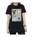 Disney Femme/Ladies - Mickey Mouse Four Backs - T-shirt boyfriend en coton (Noir) - UTBI35924-3