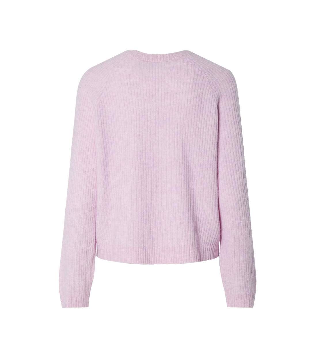 Pull rose femme pieces olla-2