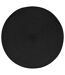 Set de Table Rond Tressé 38cm Noir-1