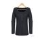 Tee-shirt MAYFLOWER NANNY3 noir à manches modulables : l'élégance du stretch-2
