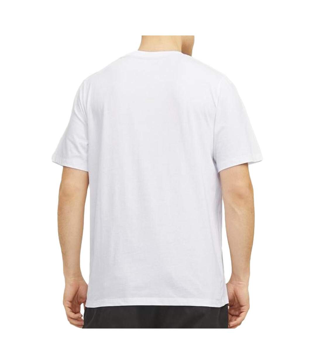 T-Shirt blanc/noir homme jack & jones ferris - l-2