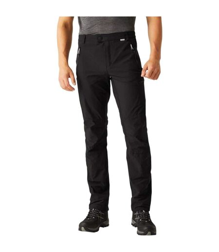 Pantalon Uni À Taille Semi-élastiquée Highton Homme Noir Regatta