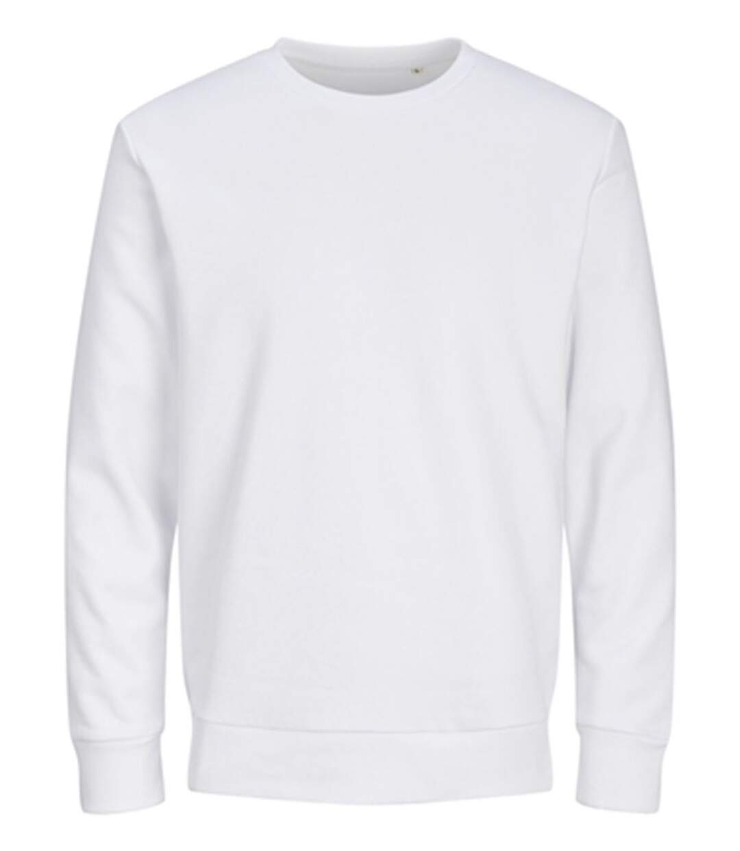 Sweat col rond - JACK&JONES - Unisexe - JJ3900 - blanc-1