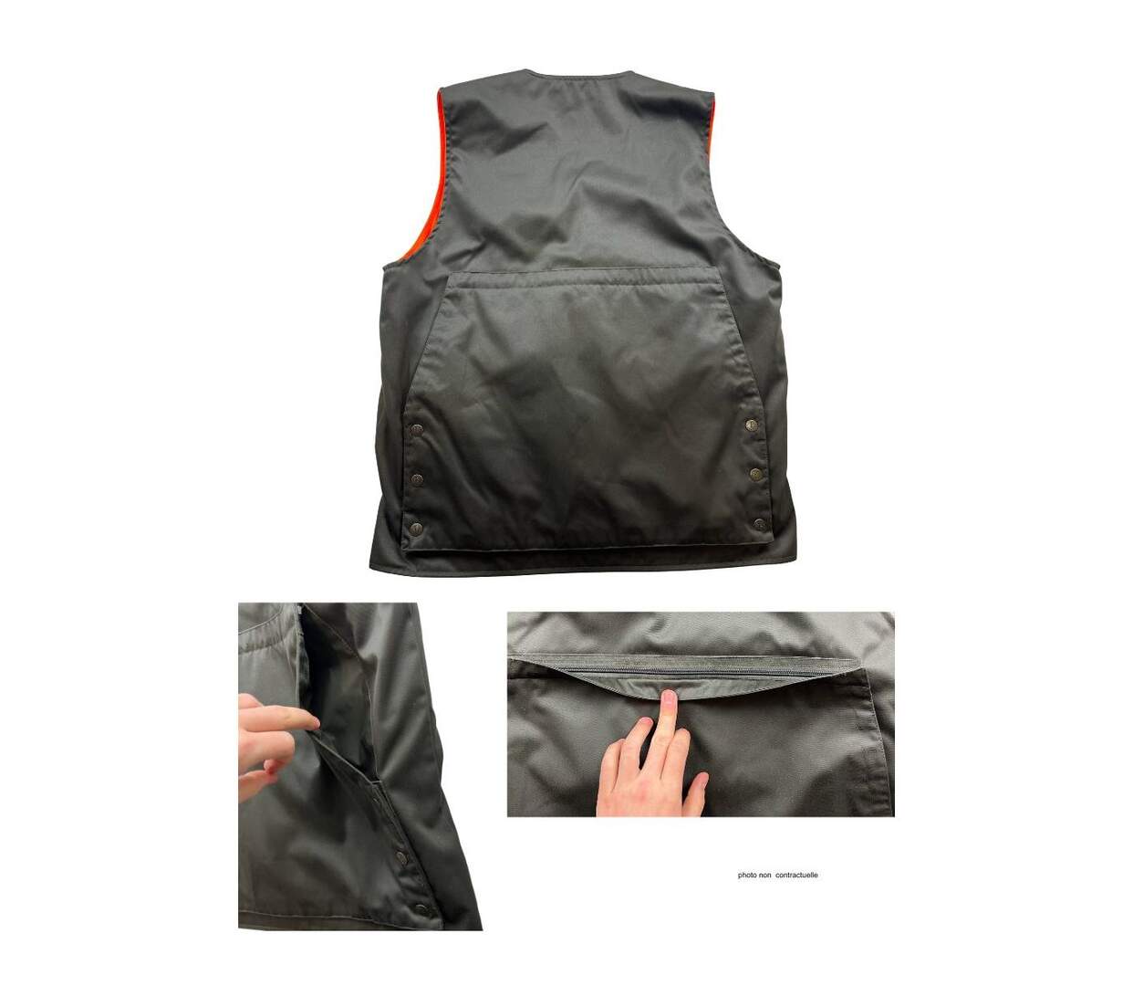 Gilet sans manche reversible LY0222-3