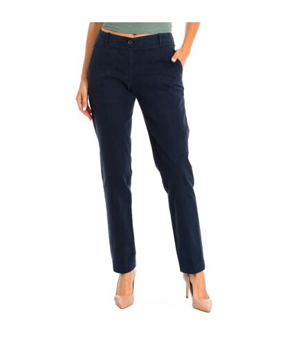 Long trousers with straight cut hem 6Z2P772N81Z woman