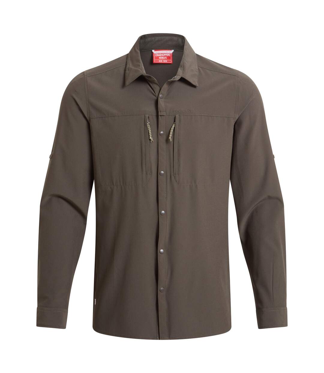 Mens Nosilife Long-sleeved Shirt Woodland Green Craghoppers-2