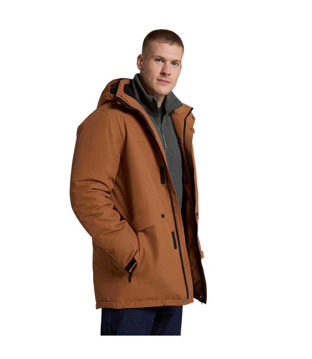 Parka lisbon homme marron Animal