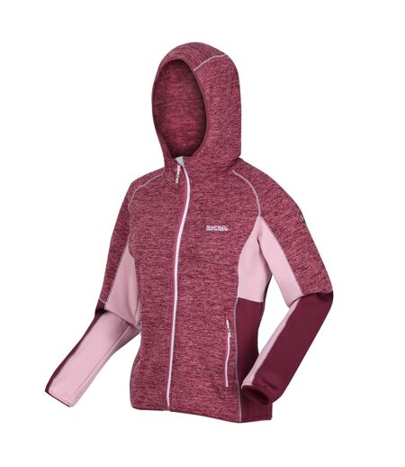 Womens/ladies Walbury Iv Lightweight Fleece Jacket Violet Amaranth Haze Regatta
