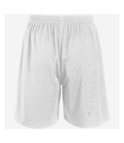 SOLS Mens San Siro 2 Sport Shorts (White) - UTPC2177