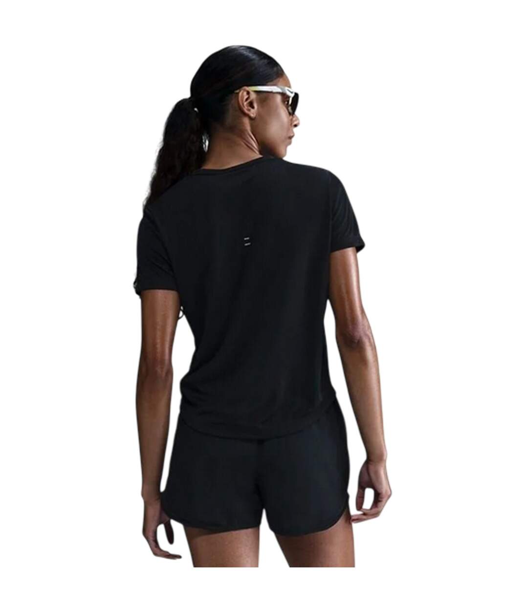 Haut Motif/style Swoosh Femme Noir Nike-3