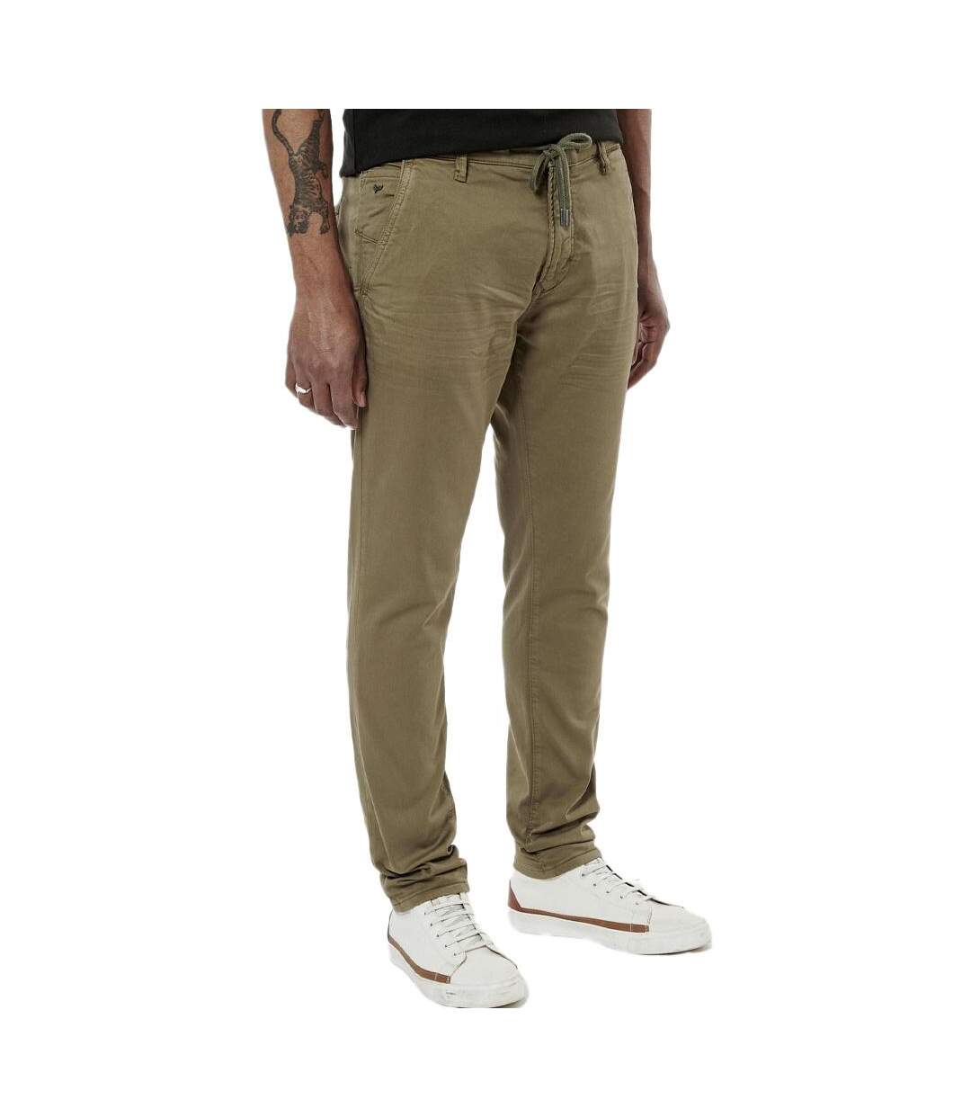 Chino slim kaki homme kaporal irwix-1