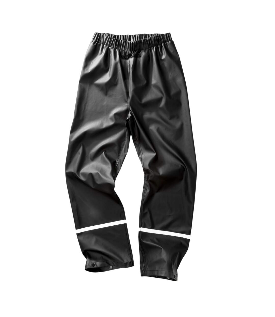 Pantalon Motif/style Bande Réfléchissante Homme Noir Result Recycled-1