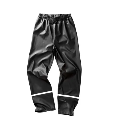Pantalon Motif/style Bande Réfléchissante Homme Noir Result Recycled