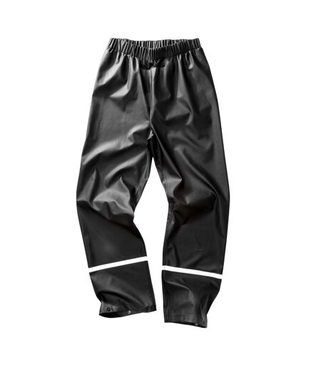 Pantalon Motif/style Bande Réfléchissante Homme Noir Result Recycled
