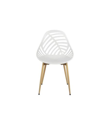 Lot de 4 Chaises de Jardin Alameda 83cm Blanc