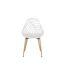 Lot de 4 Chaises de Jardin Alameda 83cm Blanc