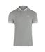Unisex Adult Contrast Collar Polo Shirt Grey Cavalli Class-1