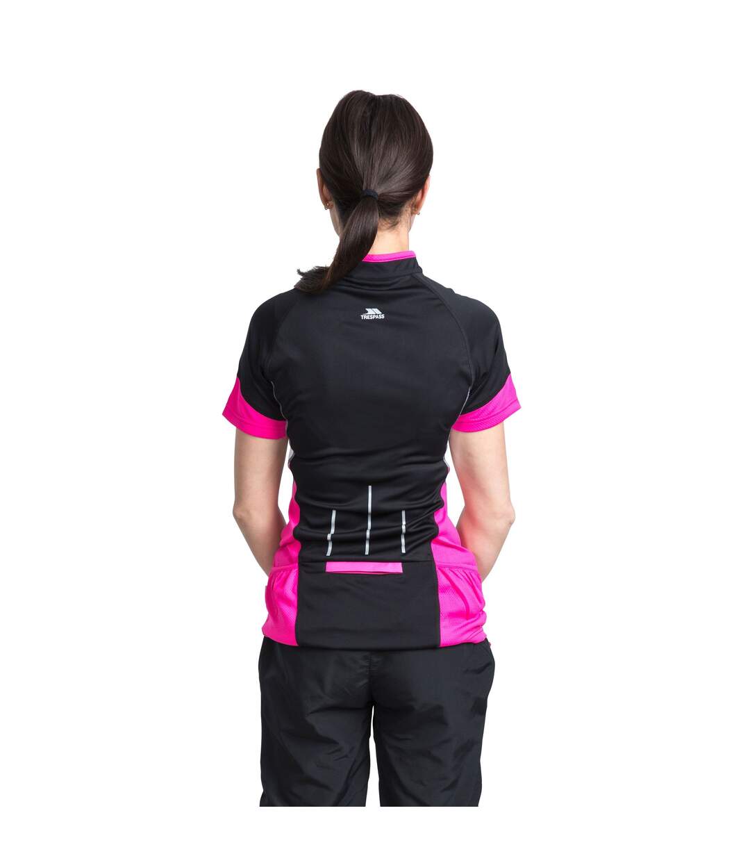 Harpa haut cyclisme femme noir Trespass-4