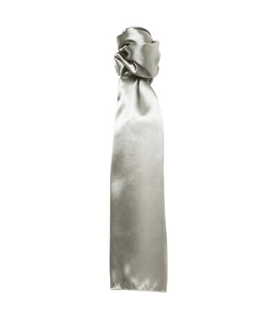 Premier Scarf - Ladies/Womens Plain Business Scarf (Silver) (One Size)