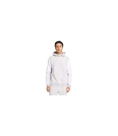Sweat À Capuche Motif/style 3 Rayures Squadra Homme Gris Adidas