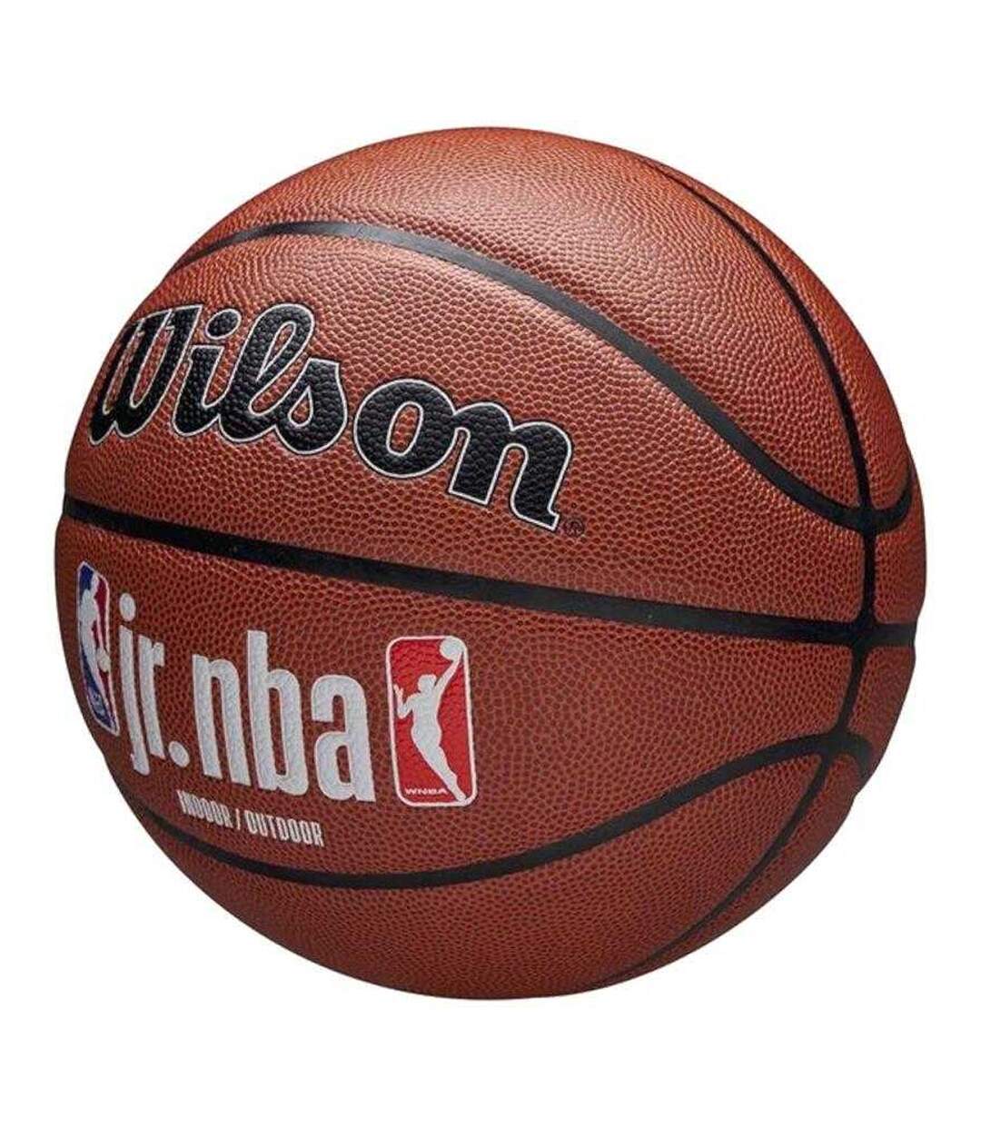 Ballon De Basket Motif/style Logo Jr Nba Taille 7 Marron Wilson-2