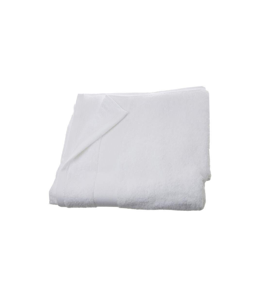 Drap de Bain Confort 100x150cm Blanc-2