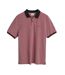 Mens Oxford Short-sleeved Polo Shirt Red Gant-2