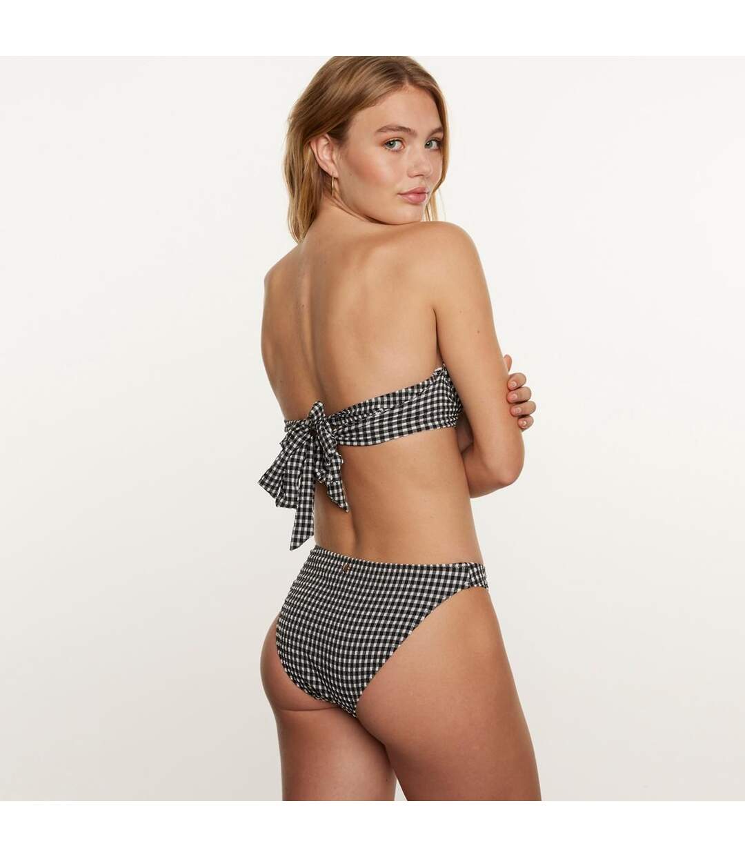 Haut de maillot de bain bandeau noir Madrague-4