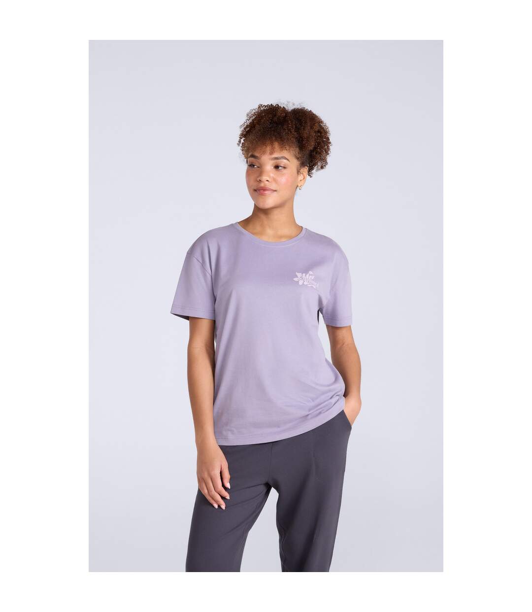 T-shirt Leena Femme Lilas Animal-1