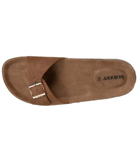 Isotoner Sandales femme simple bride patch talon confort
