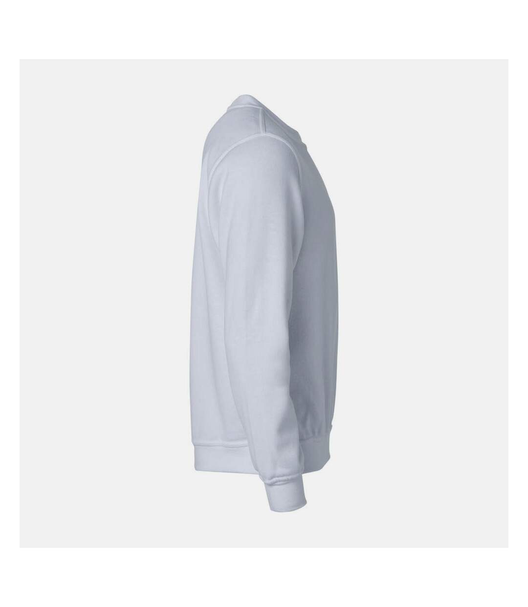 Sweat basic adulte blanc Clique