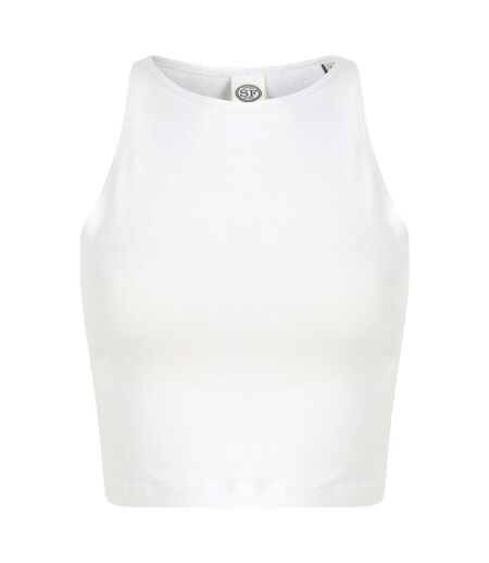 Haut court femme blanc SF