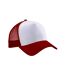 Casquette trucker adulte rouge / blanc Beechfield