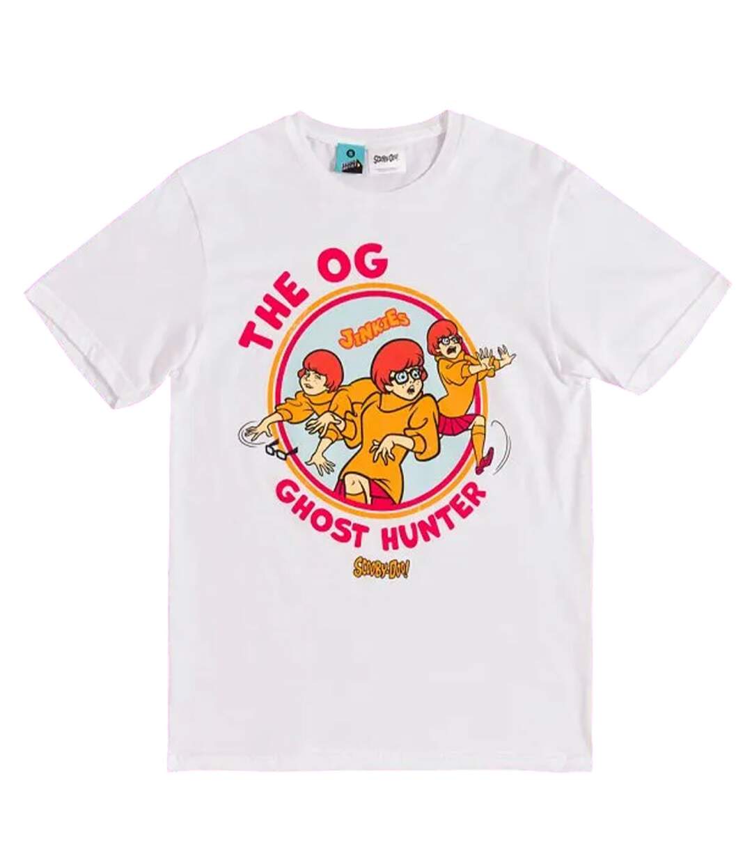 T-shirt Motif Vera Og Ghost Hunter Adulte Blanc Scooby Doo-1