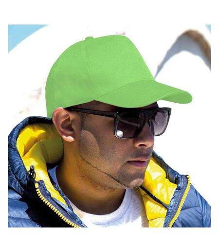 Result Unisex Core Boston 5 Panel Printers Baseball Cap (Lime) - UTBC3047