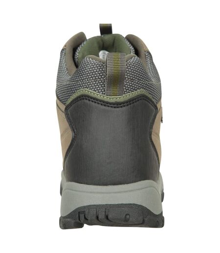 Mountain Warehouse Mens Adventurer Waterproof Hiking Boots (Khaki) - UTMW1752