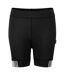 Dare2B Womens/Ladies AEP Propell Shorts (Black/White) - UTRG5158