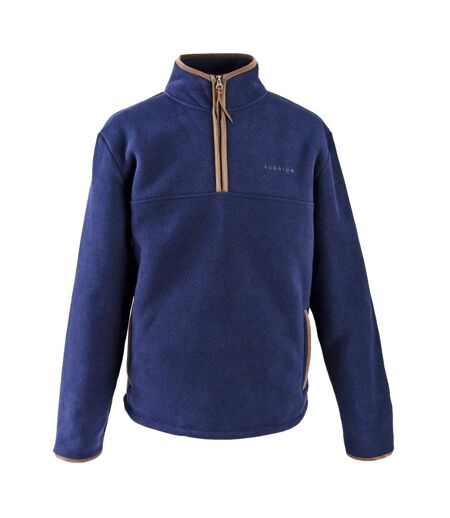 Womens/ladies Core Half Zip Fleece Top Navy Aubrion