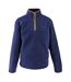 Womens/ladies Core Half Zip Fleece Top Navy Aubrion-1