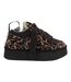Womens/ladies Snug Suede Trainers Leopard Jack Wills-1