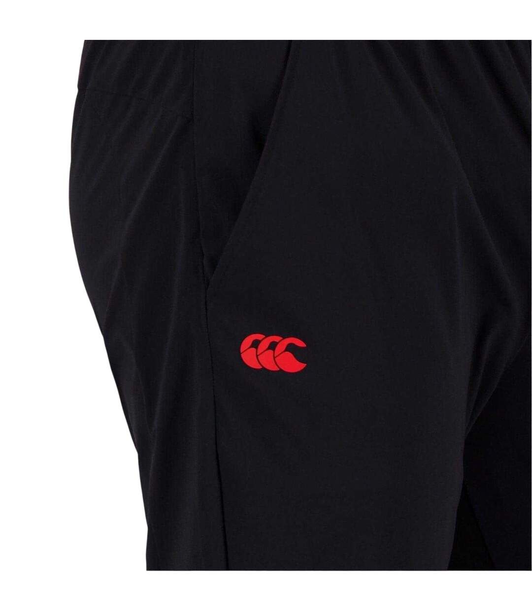 Mens Everest Tapered Tracksuit Bottoms Black Canterbury-4