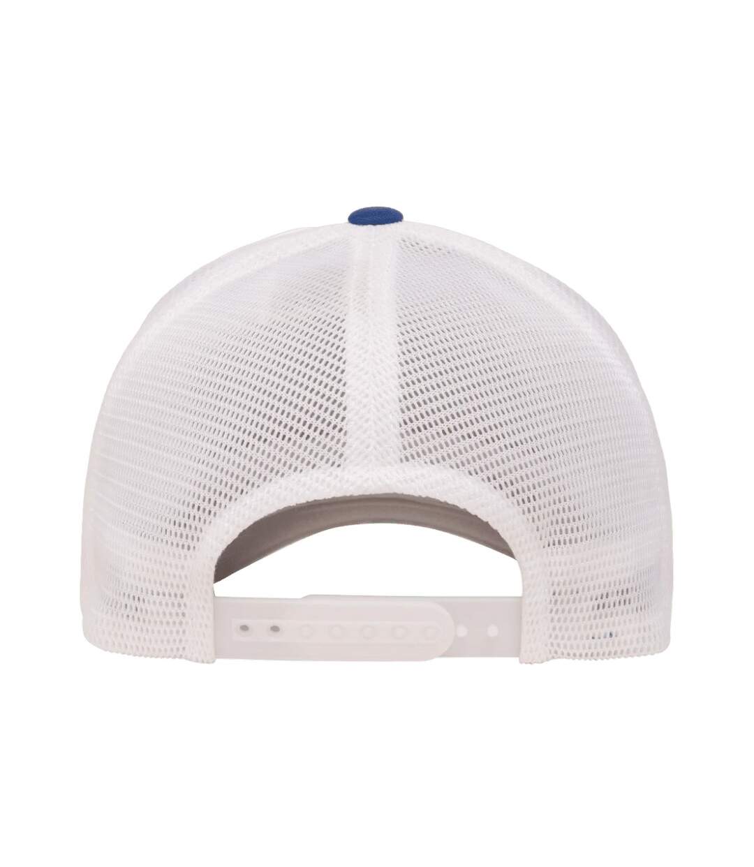 Casquette Trucker Motif/style Deux Tons Bleu Roi Blanc Flexfit-2