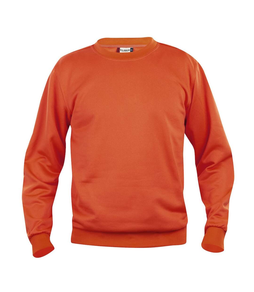 Sweat basic adulte orange sang Clique-1